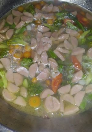 Foto resep Sayur brokoli sosis