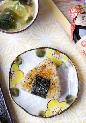 親子料理～日式醬烤飯糰 的食譜成品照片