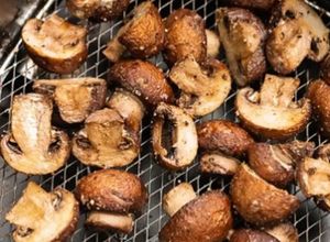 Foto de Cogumelos com alho na Air Fryer