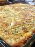 Fluffy Crustless Zucchini Pie