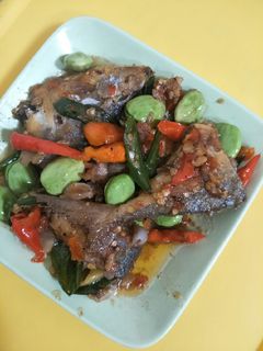 Foto resep Ikan Asin Peda oseng pete pedas
