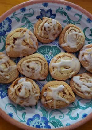 Una foto de Galletas de rollos de canela