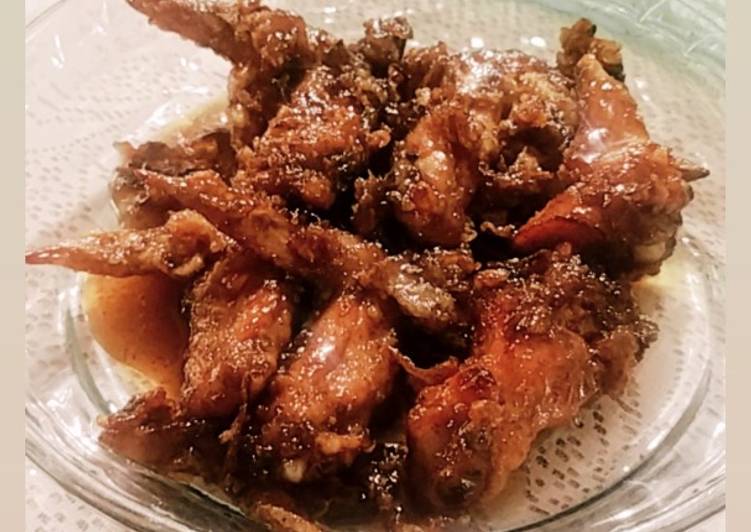 Korean Garlic Honey Chicken