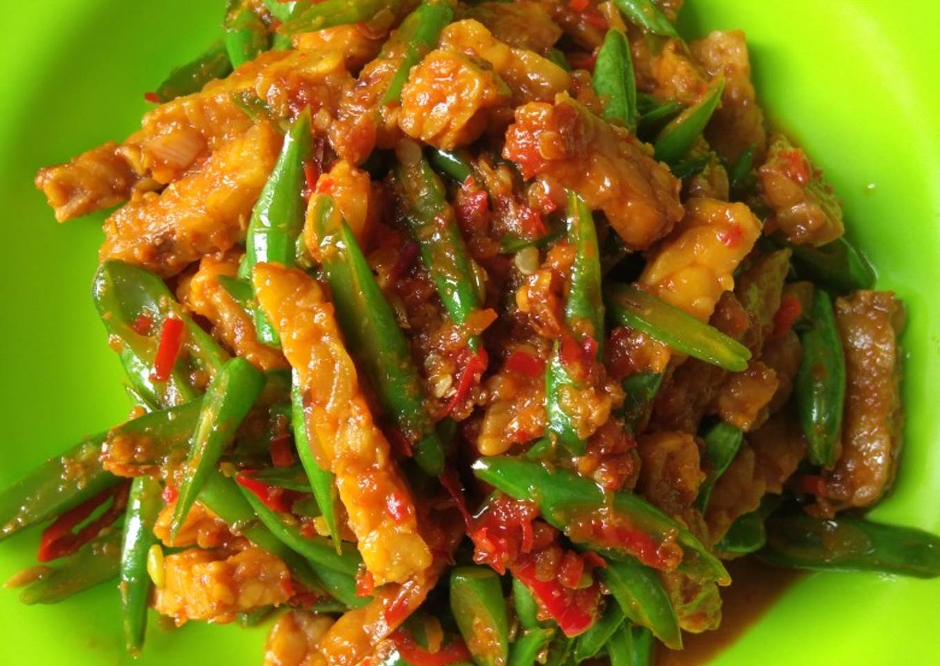 Oseng tempe buncis