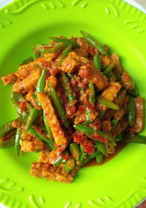 Foto resep Oseng tempe buncis