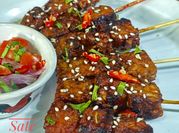Gambar sate nabati