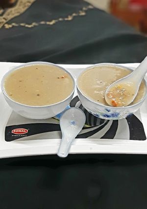 চিকেন সুইট কর্ণ সুপ(chicken sweet corn soup recipe in Bengali) রেসিপির প্রধান ছবি