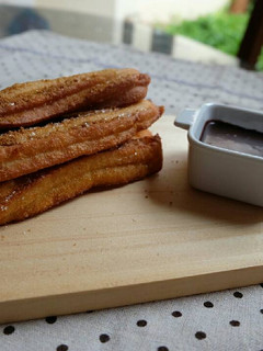 Foto resep Churros with Chocolate Sauce