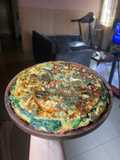 Tortilla de espinaca: súper rápida