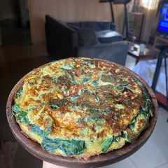 Una foto de Tortilla de espinaca: súper rápida