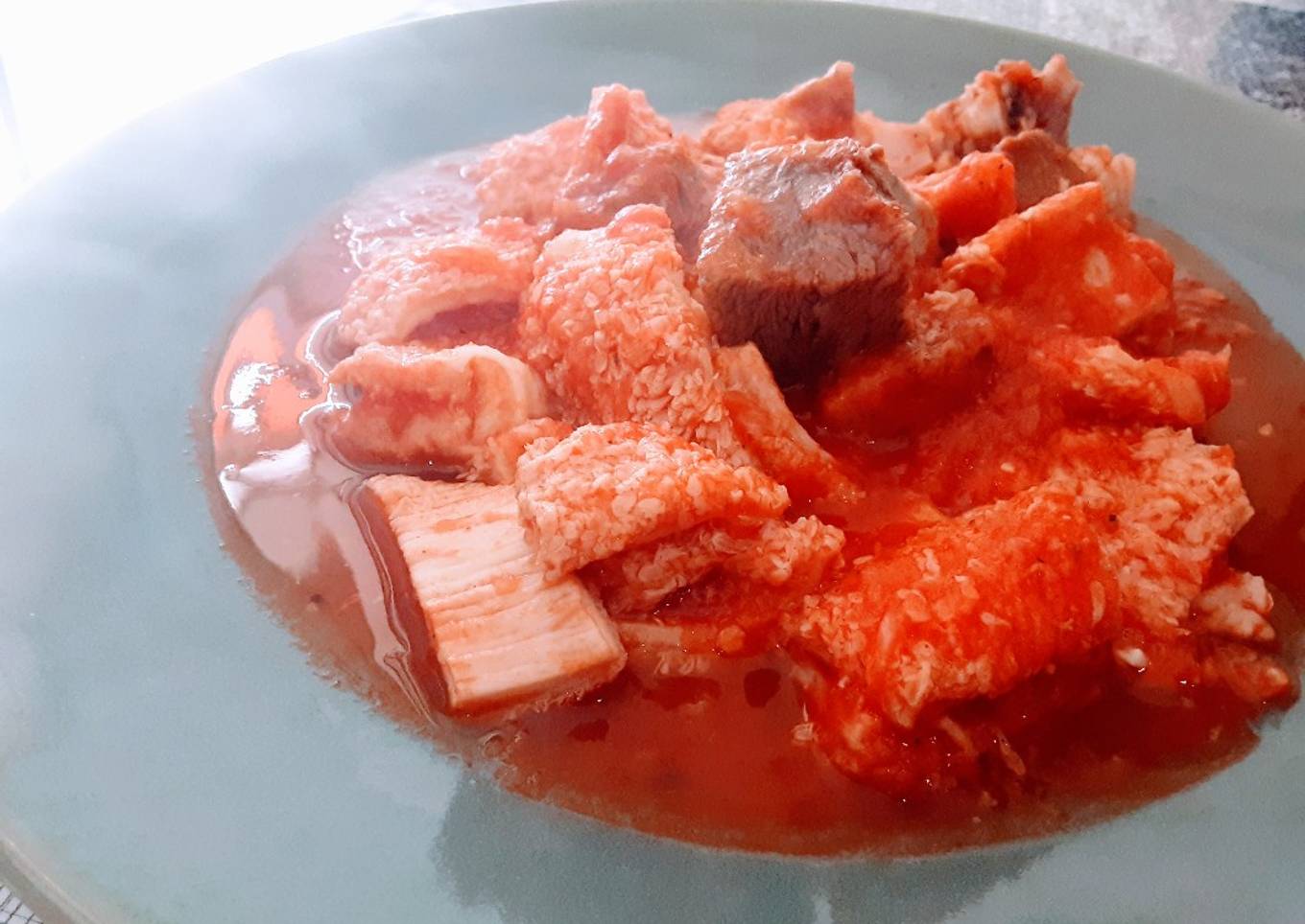 Callos con tomate