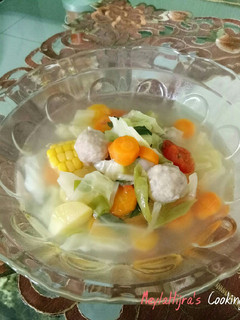 Foto resep Sop Bakso (Simple)