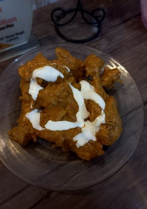 A picture of Chicken makhani karahi ❤❤❤.
