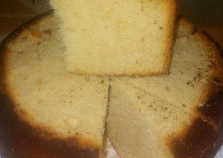 Recipe of Homemade Simple Vanilla Cake