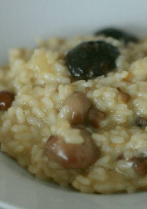 Una foto de Risotto ai funghi (sin vino)