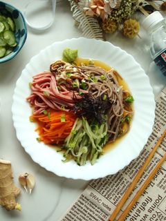 【夏日料理】蕎麥冷麵 的食譜成品照片