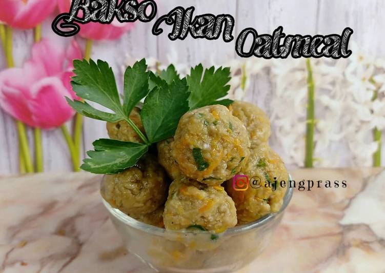 [menu diet] Bakso Ikan Oatmeal