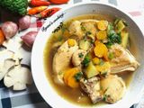 Chicken soup (sup ayam)