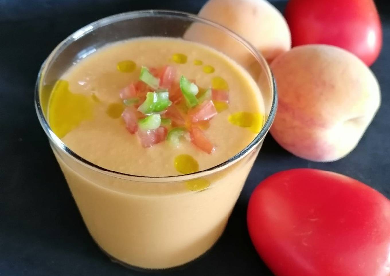 Gazpacho de melocotón