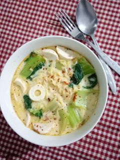Foto resep Indomie kuah susu