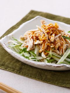 【家樂福廚房】低熱量輕食》涼拌雞胸肉絲 的食譜成品照片