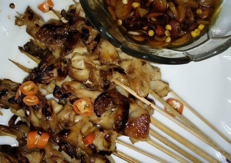 Langkah Mudah untuk Membuat Sate jamur tiram yang Lezat Sekali