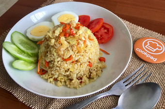Resep Nasi goreng bumbu kari, Lezat Sekali