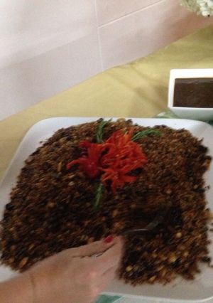 Una foto de Arroz moreno