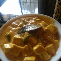 Paneer in coconut gravy A picture of Paneer in coconut gravy.