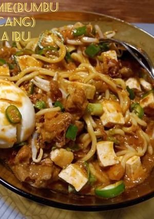 Foto resep Rujak Mie(bumbu kacang) ala Ibu