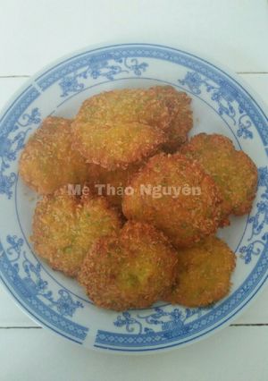 Hình của món Bánh bí đỏ chiên.