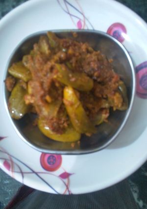 A picture of Parwal ki sabzi.