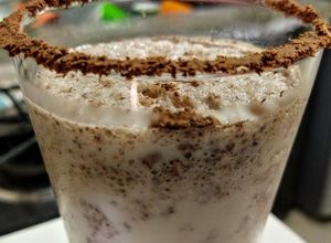 Una foto de LECHE CONDENSADA Con Avellanas y 🍫 Cacao...!
