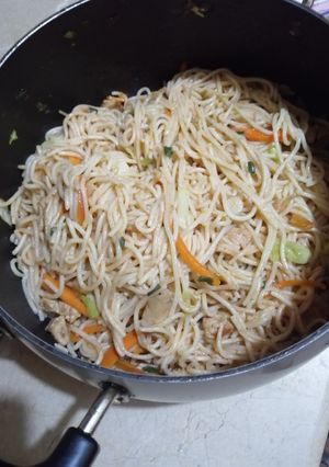 A picture of Chicken Spaghetti.
