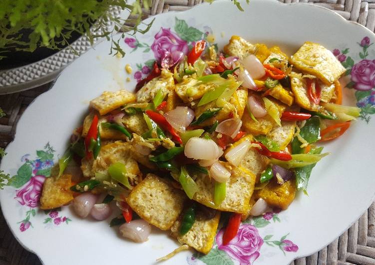 Resep Tahu tumis cabe bawang, Lezat Sekali
