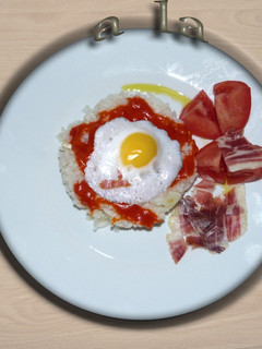 Una foto de Arroz a la cubana o arroz blanco