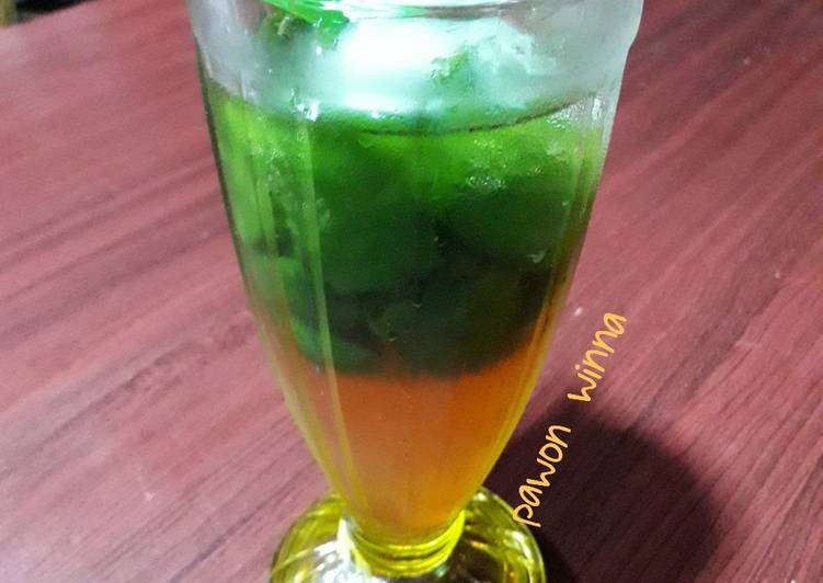 Bumbu 105. Es clorophyl cincau | Cara Bikin 105. Es clorophyl cincau Yang Enak dan Simpel