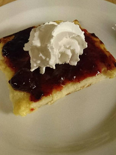 Una foto de Pannukakku (postre típico finlandés)