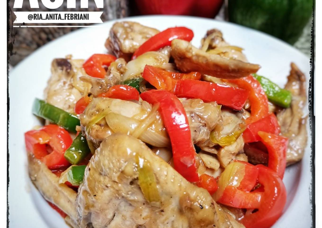 Sayap Ayam Tumis Kecap Asin