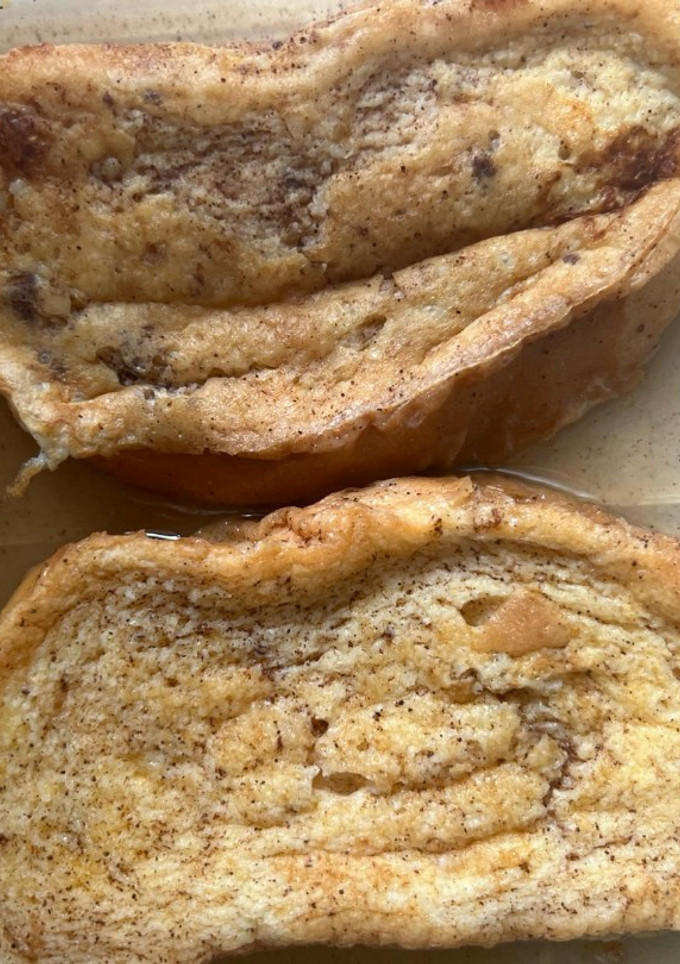 Una foto de Torrijas de azúcar y canela (versión light) 🍞