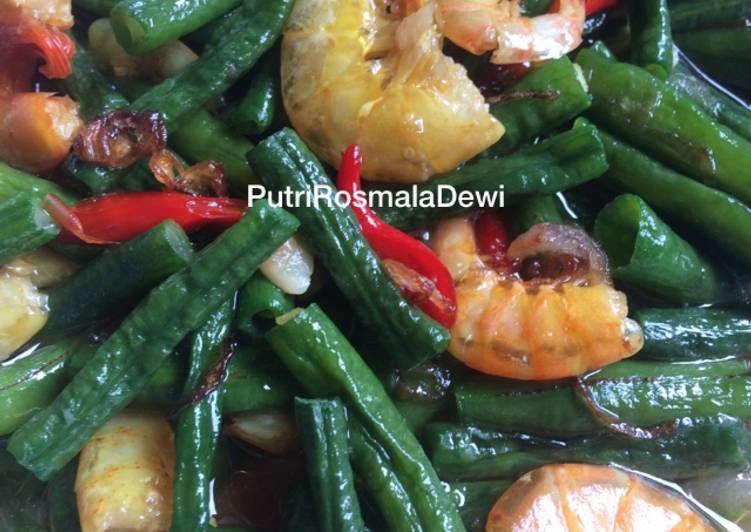 Tumis Udang Kacang Panjang