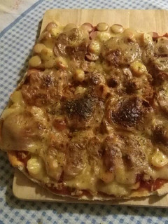 Una foto de Pizza casera