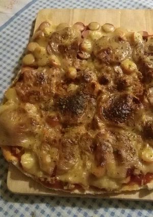 Una foto de Pizza casera
