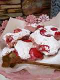 Brownies oats pink snow