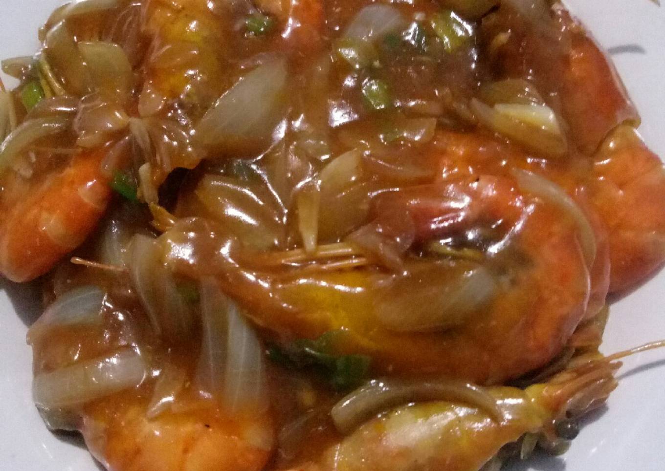 Udang saus padang
