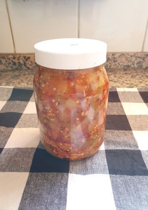Una foto de Berenjenas al escabeche