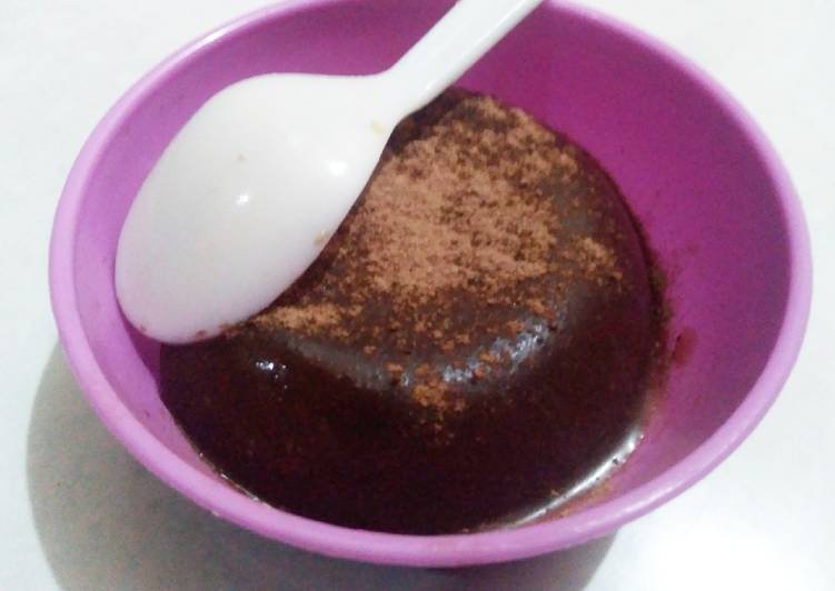 Puding Coklat Gula Aren Cemilan Mpasi 10+