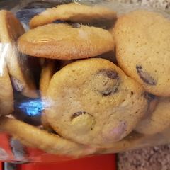 A picture of Smartie Cookies.