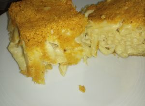 Una foto de Pastel Mac&Doritos