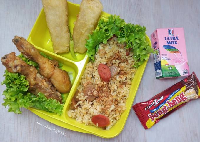 Resep Bekal Sekolah Anak (nasi Goreng Kecap Sosis Bakso) Oleh Ririn ...